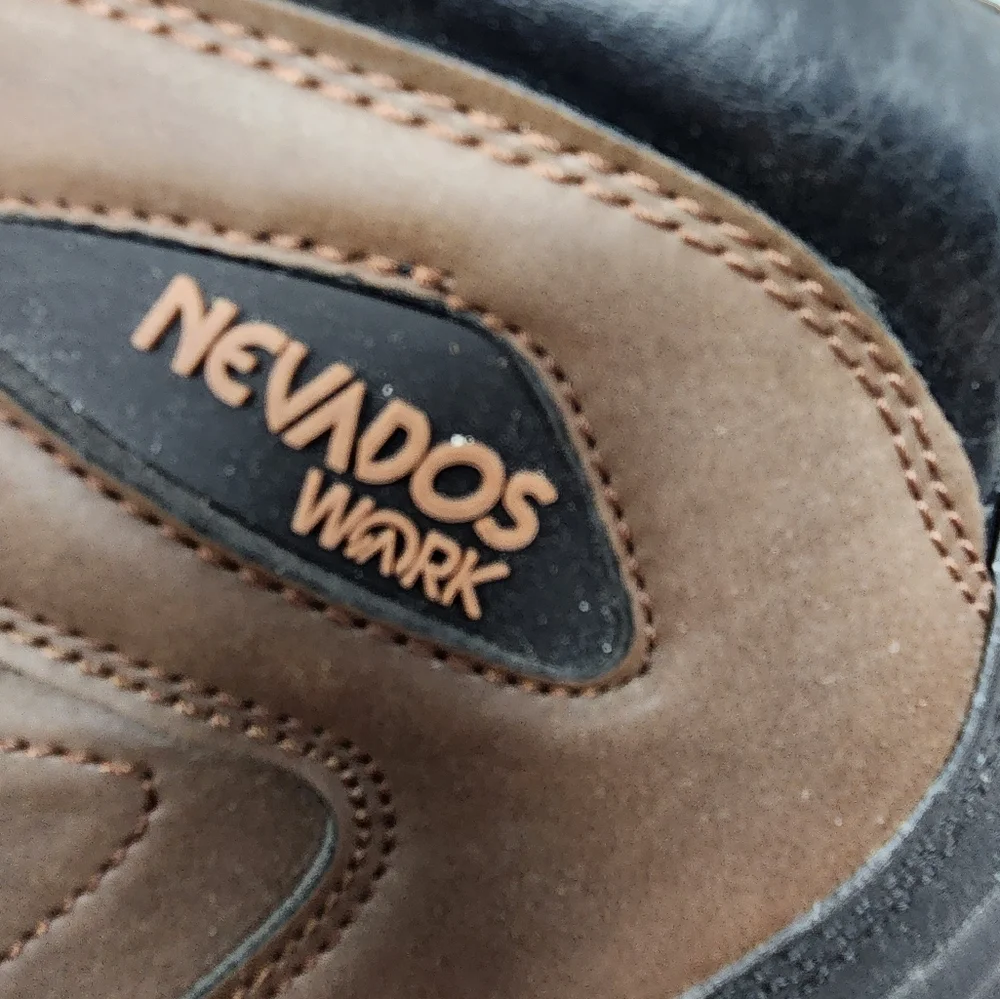 Nevados Evo Men's Steel Toe Work Boots Brown Foundation EV Size 11W‎